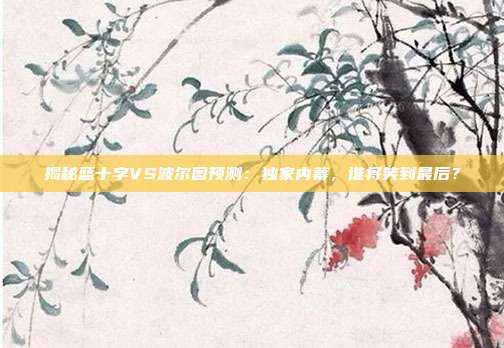 揭秘蓝十字VS波尔图预测：独家内幕，谁将笑到最后？