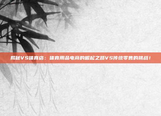 揭秘VS体育店：体育用品电商的崛起之路VS传统零售的挑战！