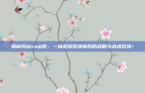 揭秘冈山vs山形：一场足球对决背后的战略与战术对决！