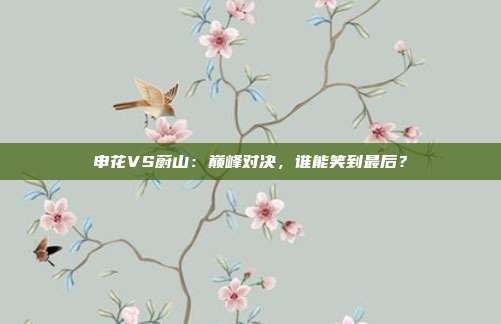申花VS蔚山：巅峰对决，谁能笑到最后？