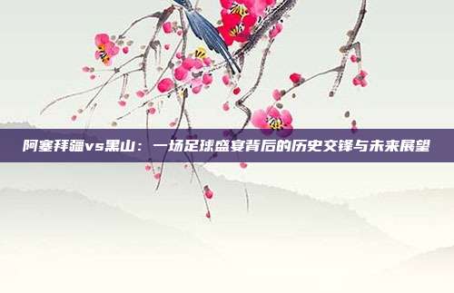 阿塞拜疆vs黑山：一场足球盛宴背后的历史交锋与未来展望