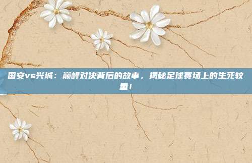 国安vs兴城：巅峰对决背后的故事，揭秘足球赛场上的生死较量！