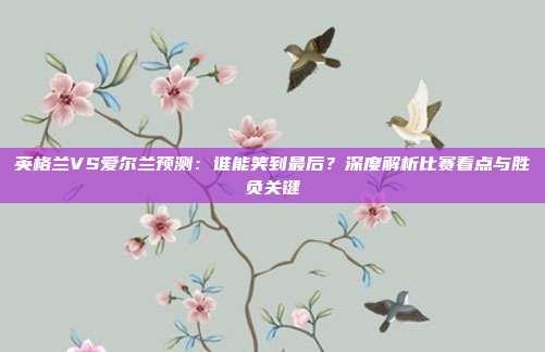英格兰VS爱尔兰预测：谁能笑到最后？深度解析比赛看点与胜负关键