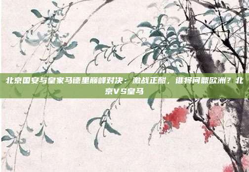 北京国安与皇家马德里巅峰对决：激战正酣，谁将问鼎欧洲？北京VS皇马