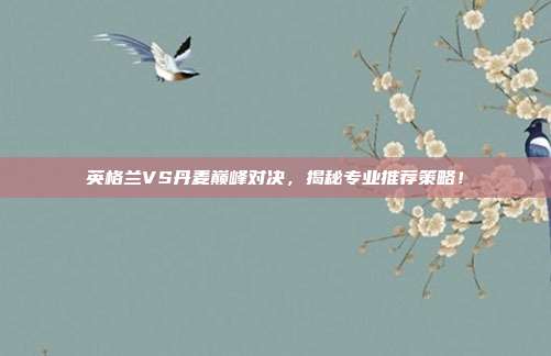 英格兰VS丹麦巅峰对决，揭秘专业推荐策略！