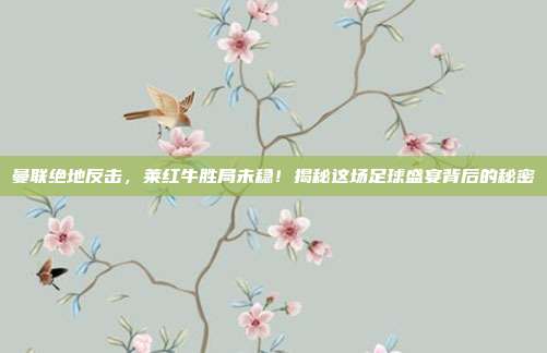 曼联绝地反击,莱红牛胜局未稳!揭秘这场足球盛宴背后的秘密
