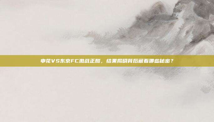 申花VS东京FC激战正酣，结果揭晓背后藏着哪些秘密？