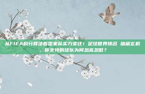 从FIFA积分算法看国家队实力变迁！足球世界排名 暗藏玄机，你支持的球队为何忽高忽低？