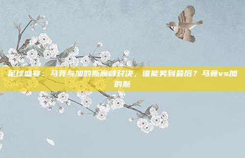 足球盛宴：马竞与加的斯巅峰对决，谁能笑到最后？马竟vs加的斯