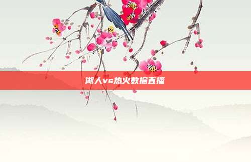 湖人vs热火数据直播