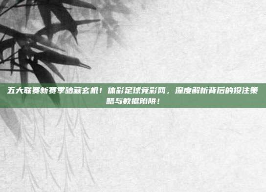 五大联赛新赛季暗藏玄机！体彩足球竞彩网，深度解析背后的投注策略与数据陷阱！