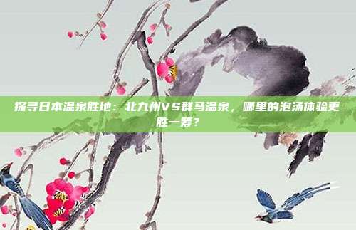 探寻日本温泉胜地：北九州VS群马温泉，哪里的泡汤体验更胜一筹？