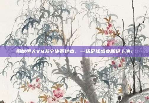 揭秘恒大VS苏宁决赛地点：一场足球盛宴即将上演！