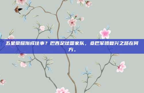 五星荣耀渐成往事？巴西足球国家队，桑巴军团复兴之路在何方。