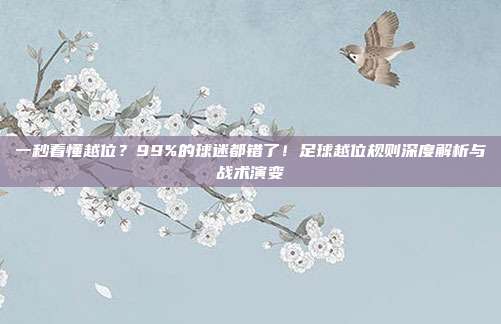 一秒看懂越位？99%的球迷都错了！足球越位规则深度解析与战术演变