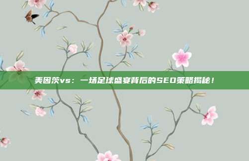 美因茨vs：一场足球盛宴背后的SEO策略揭秘！
