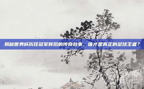 揭秘世界杯历任冠军背后的传奇故事,谁才是真正的足球王者?