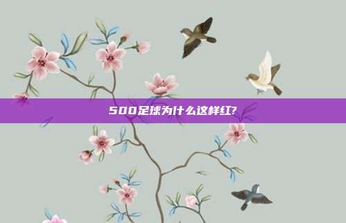 500足球为什么这样红?