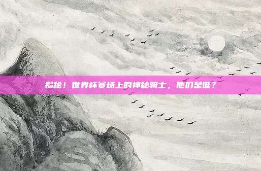 揭秘！世界杯赛场上的神秘骑士，他们是谁？