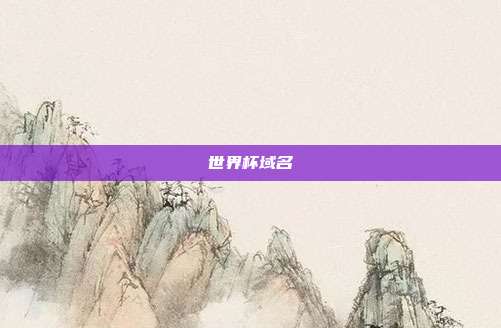 世界杯域名