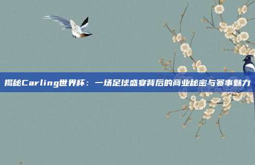 揭秘Carling世界杯:一场足球盛宴背后的商业秘密与赛事魅力