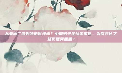 从亚洲二流到冲击世界杯？中国男子足球国家队。为何归化之路仍迷雾重重？
