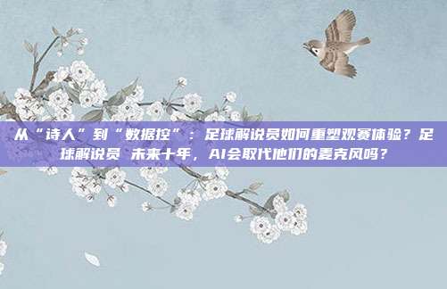 从“诗人”到“数据控”：足球解说员如何重塑观赛体验？足球解说员 未来十年，AI会取代他们的麦克风吗？