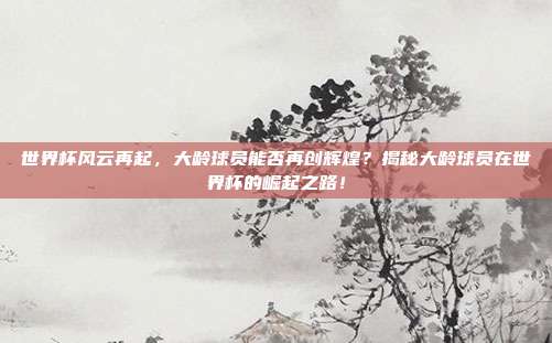 世界杯风云再起，大龄球员能否再创辉煌？揭秘大龄球员在世界杯的崛起之路！