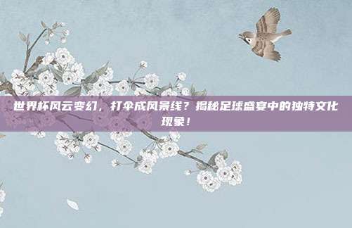 世界杯风云变幻，打伞成风景线？揭秘足球盛宴中的独特文化现象！