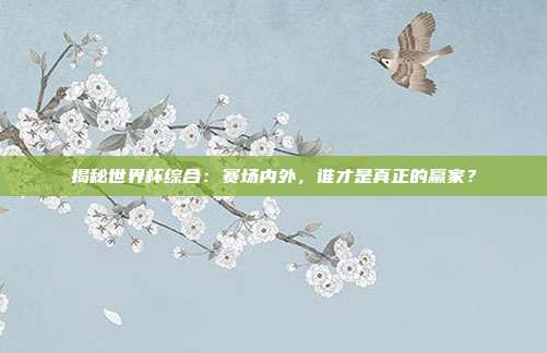揭秘世界杯综合:赛场内外,谁才是真正的赢家?