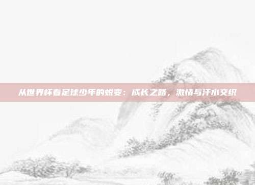 从世界杯看足球少年的蜕变：成长之路，激情与汗水交织