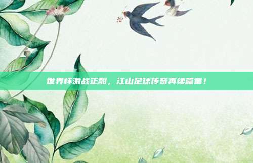 世界杯激战正酣，江山足球传奇再续篇章！