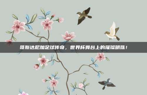 哥斯达尼加足球传奇,世界杯舞台上的璀璨明珠!