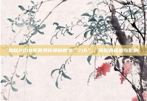 揭秘2018年世界杯神秘数字“716”：背后的秘密与影响
