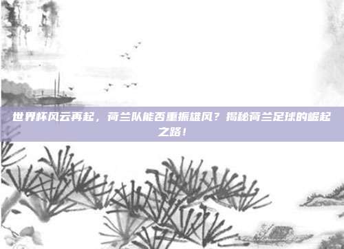 世界杯风云再起，荷兰队能否重振雄风？揭秘荷兰足球的崛起之路！