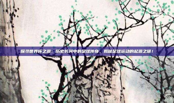 探寻世界杯之源：历史长河中的足球传奇，揭秘足球运动的起源之谜！