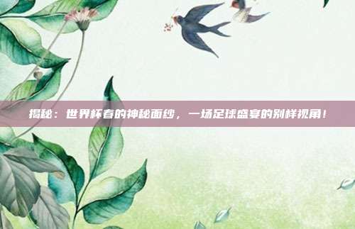 揭秘：世界杯春的神秘面纱，一场足球盛宴的别样视角！