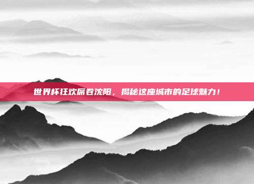 世界杯狂欢席卷沈阳，揭秘这座城市的足球魅力！