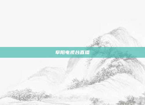 阜阳电视台直播