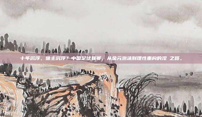 十年沉浮，谁主沉浮？中国足球联赛，从金元泡沫到理性重构的涅槃之路。