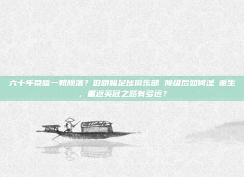 六十年荣耀一朝陨落？伯明翰足球俱乐部 降级后如何涅槃重生，重返英冠之路有多远？