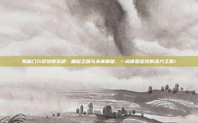 揭秘门兴足球俱乐部：崛起之路与未来展望，一窥德国足球的活力之源！