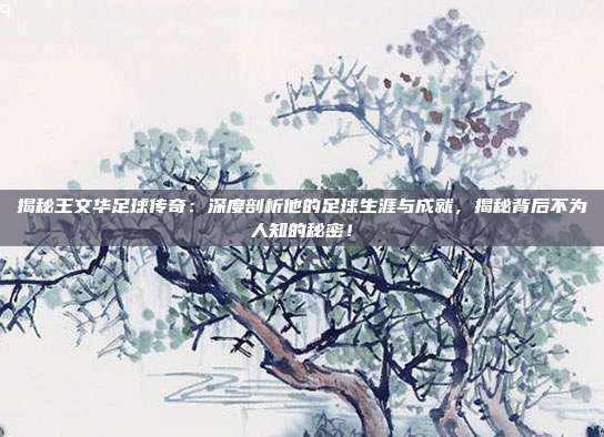 揭秘王文华足球传奇：深度剖析他的足球生涯与成就，揭秘背后不为人知的秘密！