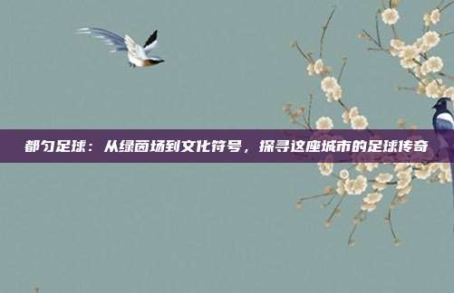 都匀足球:从绿茵场到文化符号,探寻这座城市的足球传奇