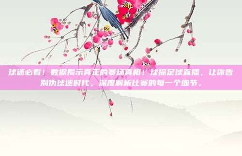 球迷必看！数据揭示真正的赛场真相！球探足球直播，让你告别伪球迷时代，深度解析比赛的每一个细节。