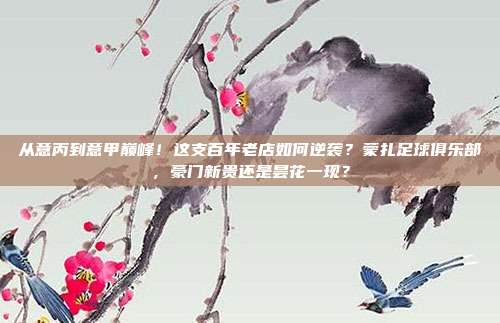 从意丙到意甲巅峰！这支百年老店如何逆袭？蒙扎足球俱乐部，豪门新贵还是昙花一现？