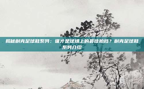 揭秘耐克足球鞋系列:谁才是球场上的最佳拍档?耐克足球鞋系列介绍