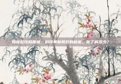 揭秘足球鞋面被：科技革新背后的秘密，你了解多少？