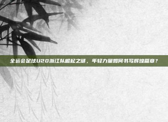 全运会足球U20浙江队崛起之谜，年轻力量如何书写辉煌篇章？