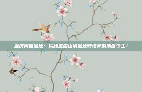 重庆奥体足球：揭秘这座山城足球新地标的前世今生！